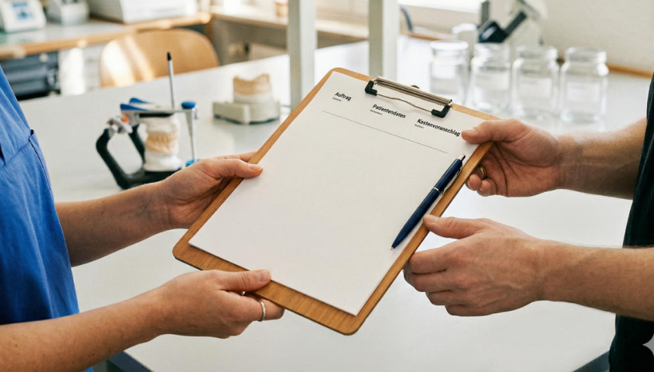 Laborauftrag – Auftragsdateien an Smile Design Studio senden